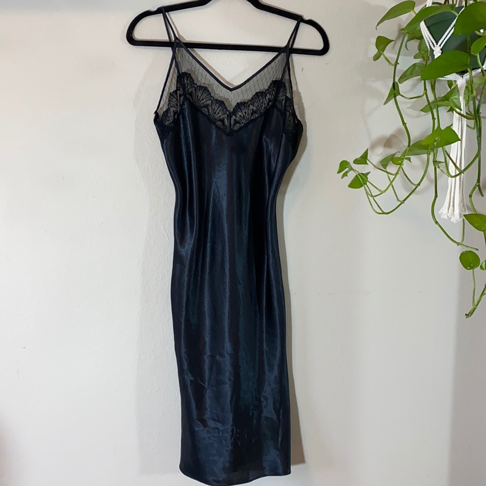 90s Victoria’s Secret Black Slip Dress